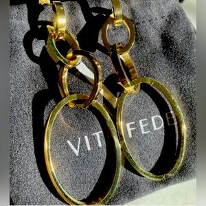 Vita Fede Cassio modular hoop earrings. Comes with dust bag.